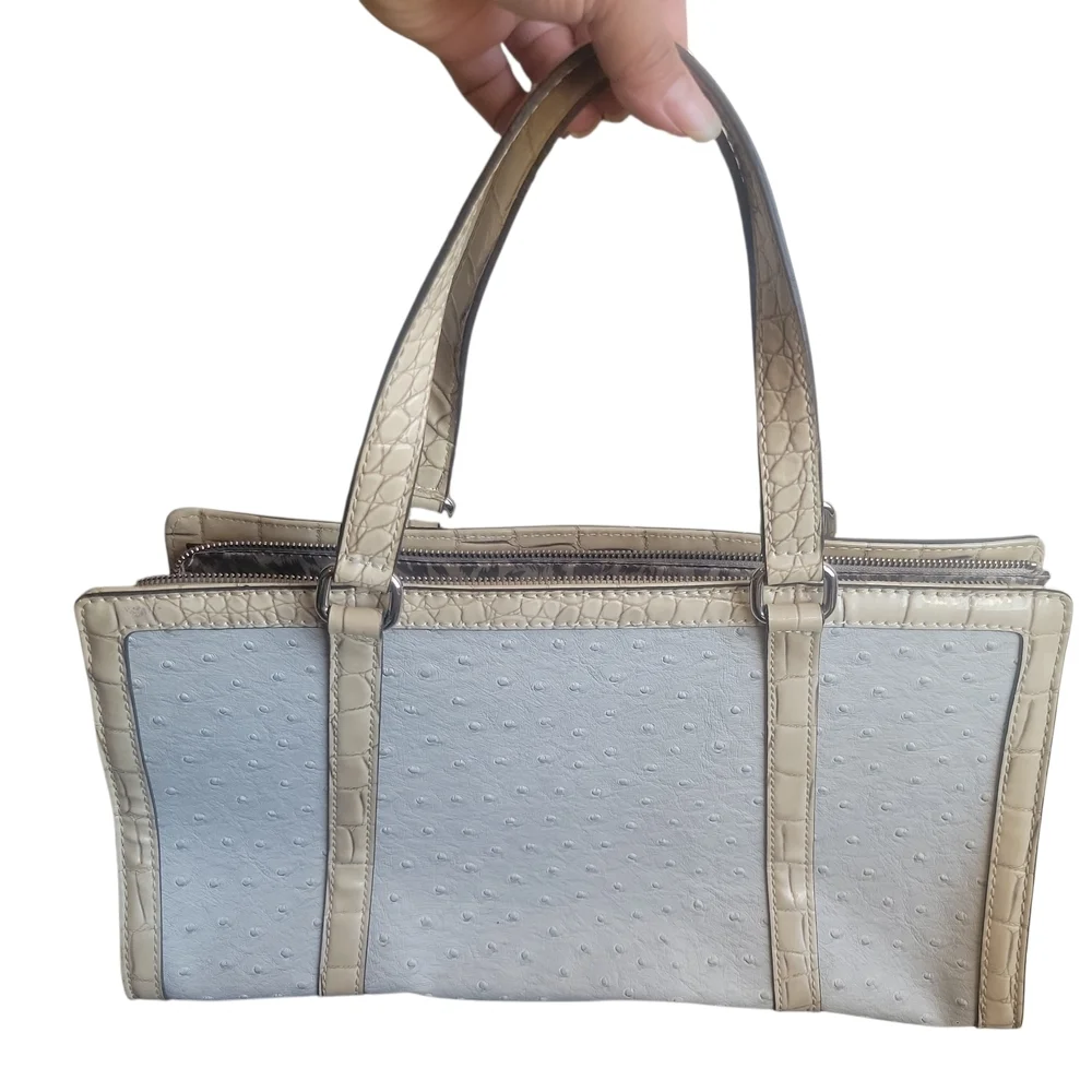 Guess Gray and Tan Shoulder Bag - Picture 2 of 13
